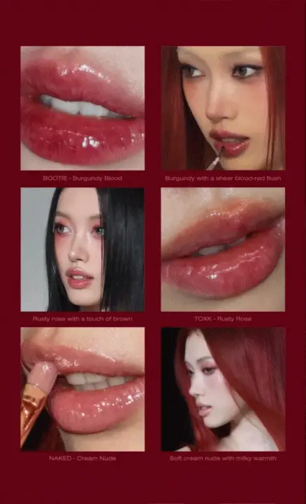 [NEW 컬러] 리스키 비 볼드 립 글로스 19 Colors 상세페이지 5